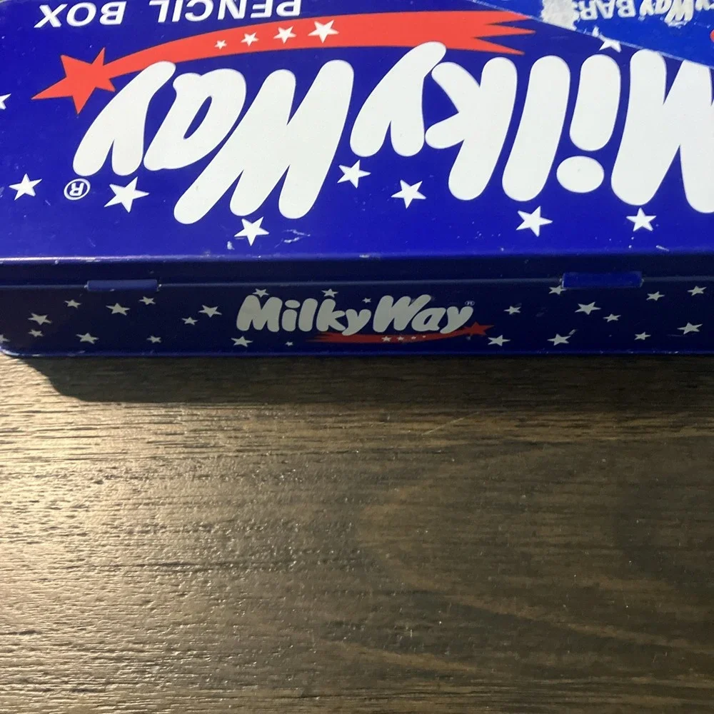 1990 Mars Milky Way Tin Pencil Box No Pencils Included
